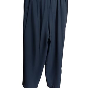 Womens Liz Claiborn Black Crepe Pants 14